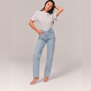 Abercrombie High Rise Dad Jean